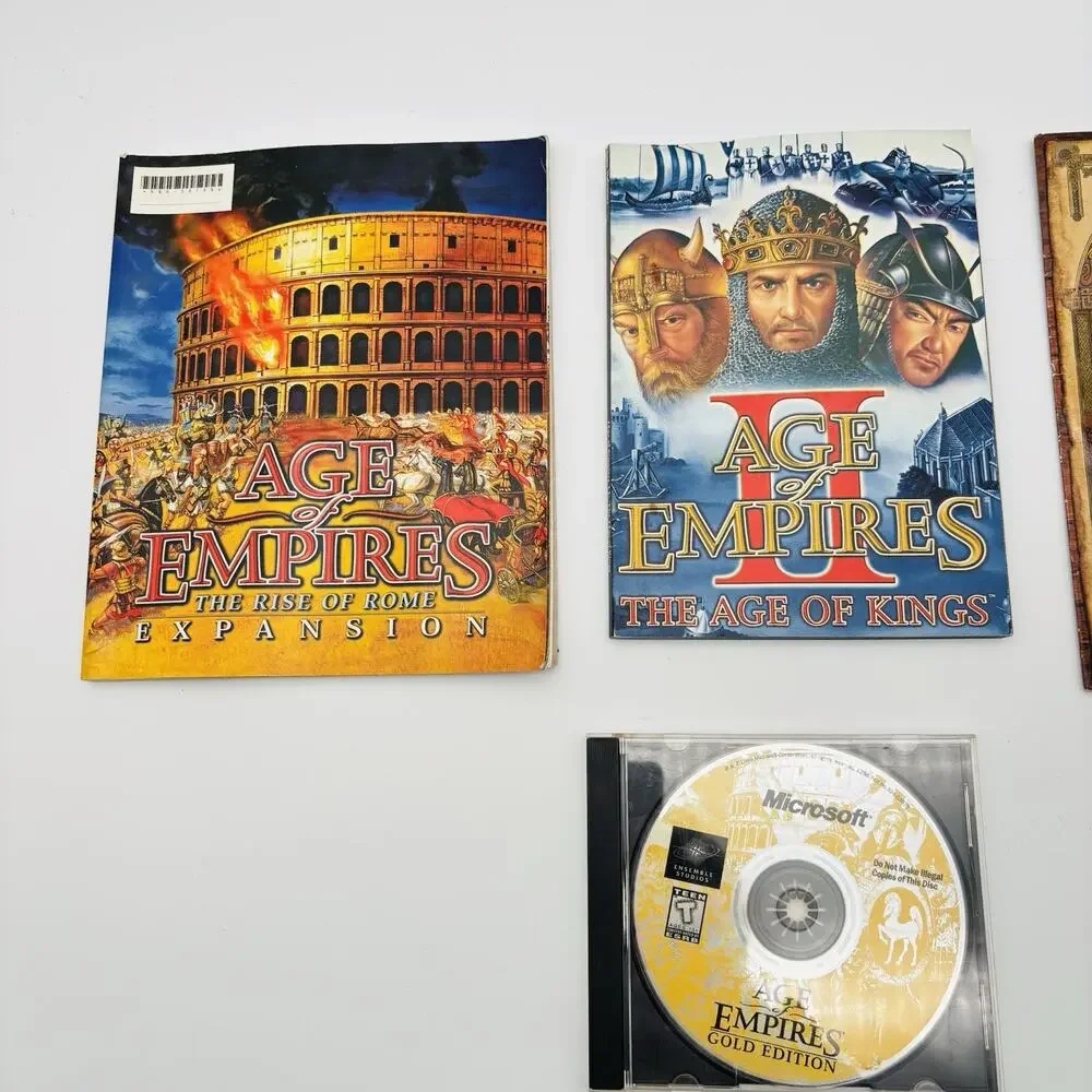 Age Of Empires Gold Edition, Age Of Empires , Age of Empires 2. With Manuals.